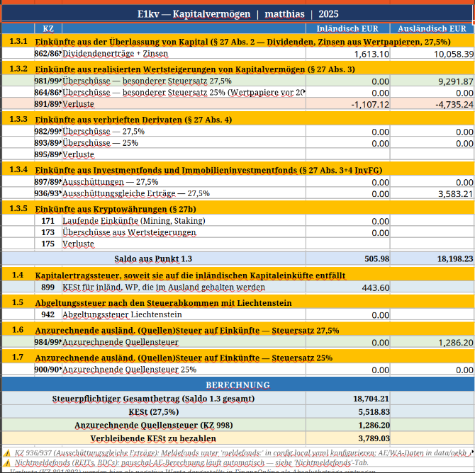 KapFrei E1kv Summary Excel tab